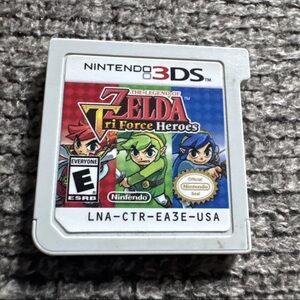 Legend of Zelda Tri Force Heroes Nintendo 3DS 2015 Tested Working